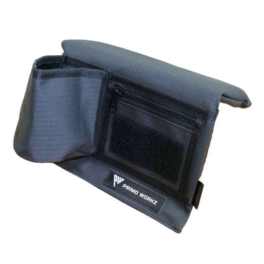 Armrest - with Cupholder - Black Ripstop - Passenger Side