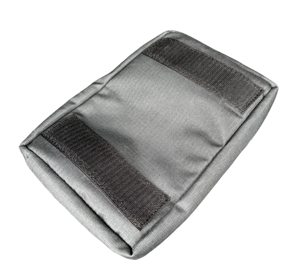 Storage Pouch with Velcro - Black Ripstop